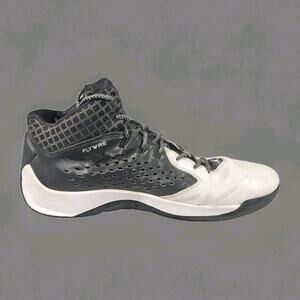 Nike Jordan Flight Time Basketball Shoes Mens 13 Black White High Top
